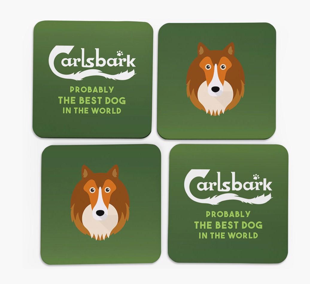 Carlsbark: Personalized {breedFullName} Coasters