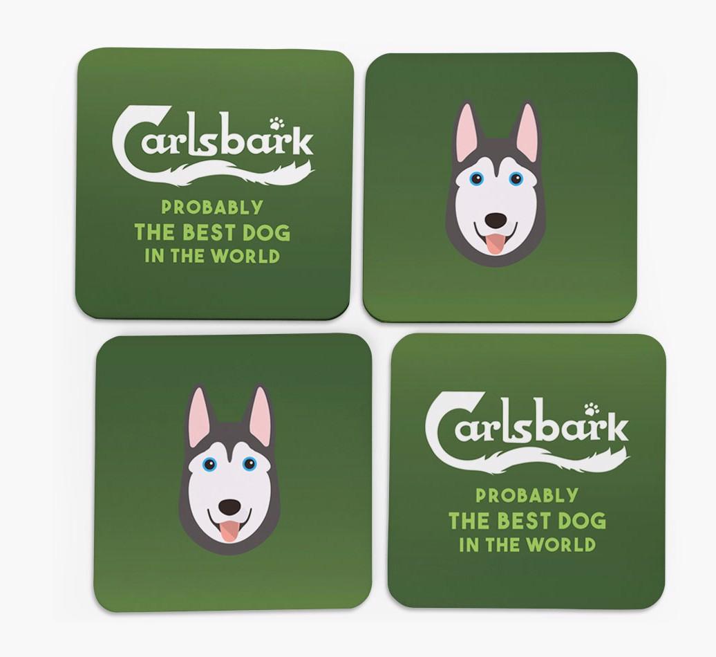 Carlsbark: Personalized {breedFullName} Coasters