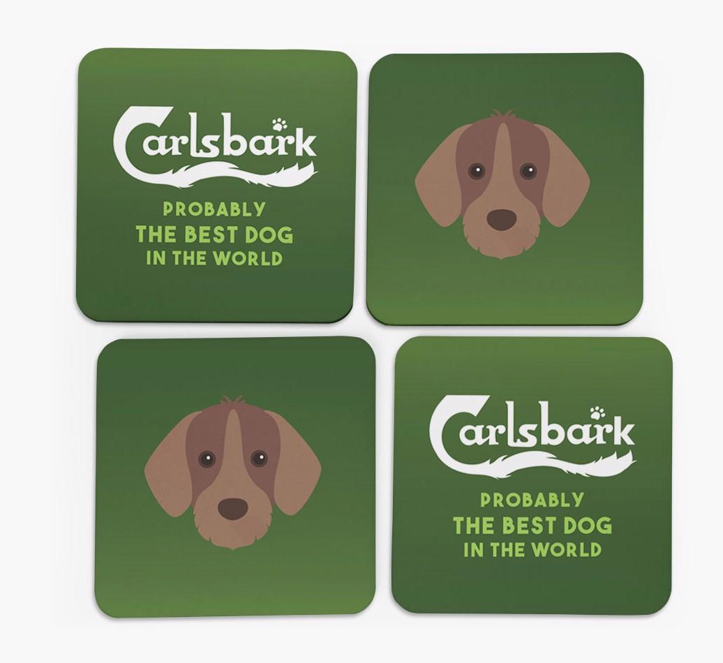 Carlsbark: Personalized {breedFullName} Coasters