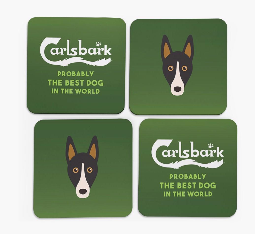 Carlsbark: Personalized {breedFullName} Coasters