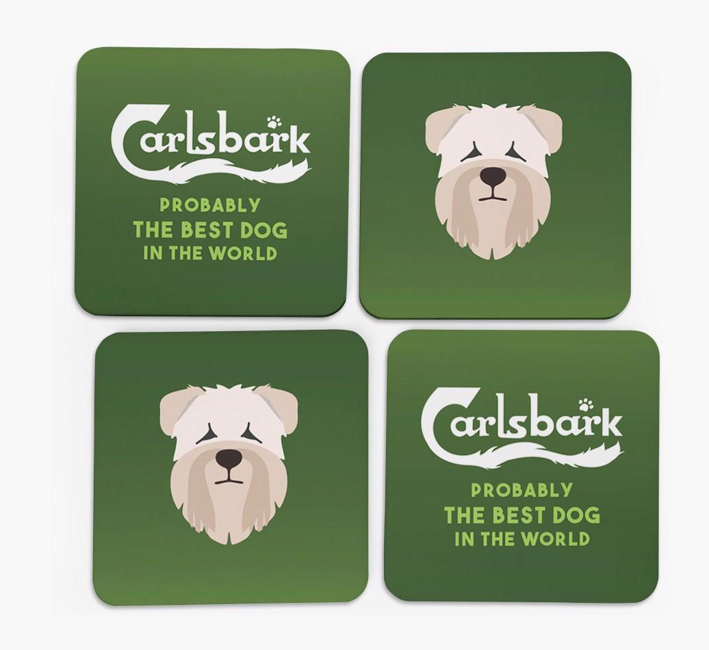 Carlsbark: Personalized {breedFullName} Coasters