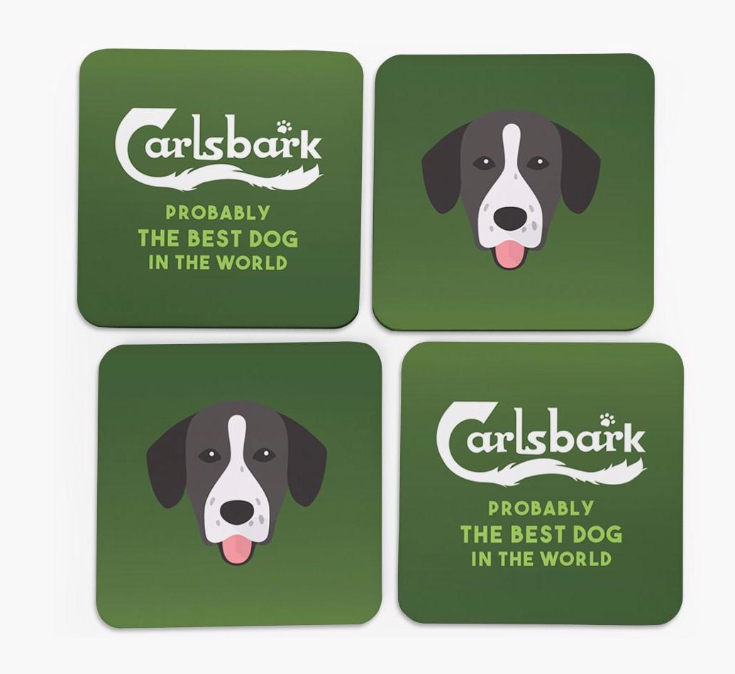 Carlsbark: Personalized {breedFullName} Coasters