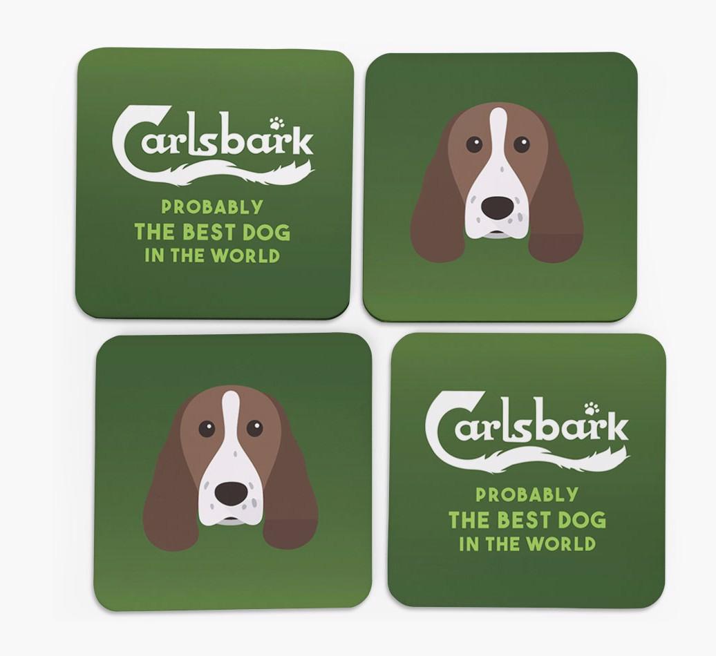 Carlsbark: Personalized {breedFullName} Coasters