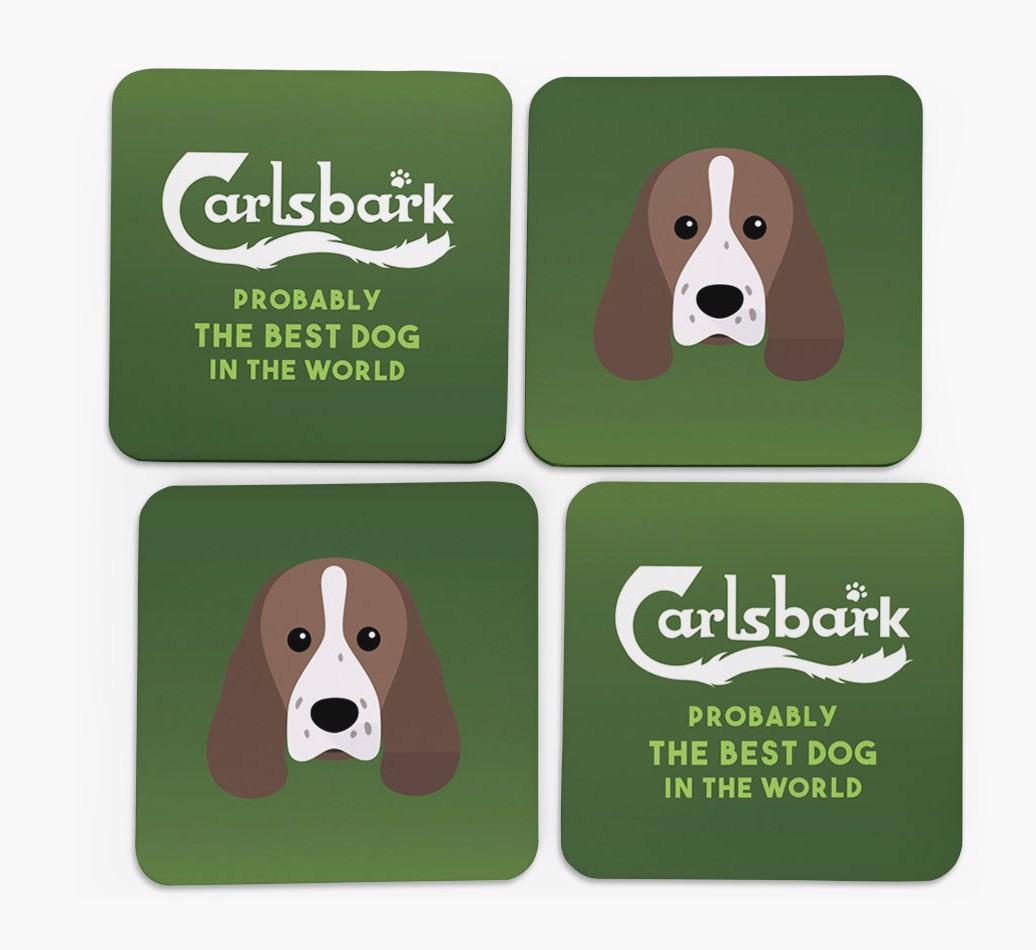Carlsbark: Personalized {breedFullName} Coasters