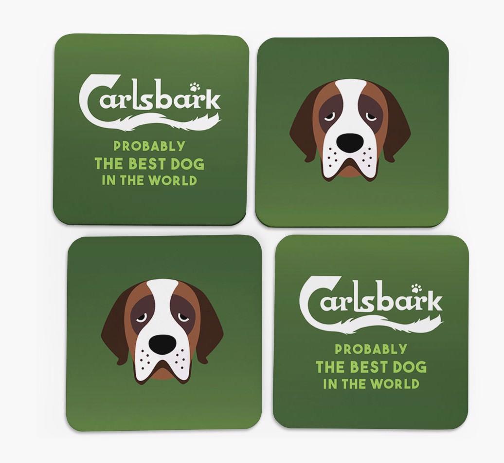 Carlsbark: Personalized {breedFullName} Coasters