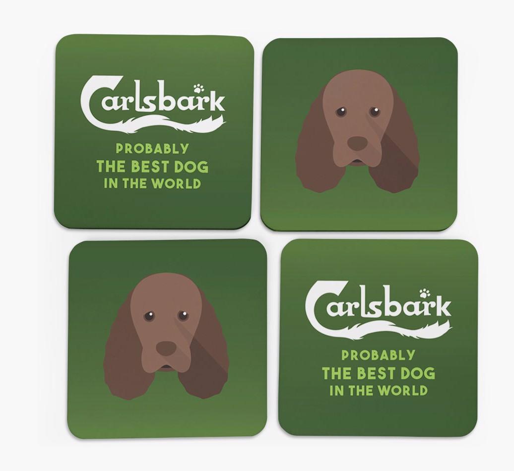 Carlsbark: Personalized {breedFullName} Coasters