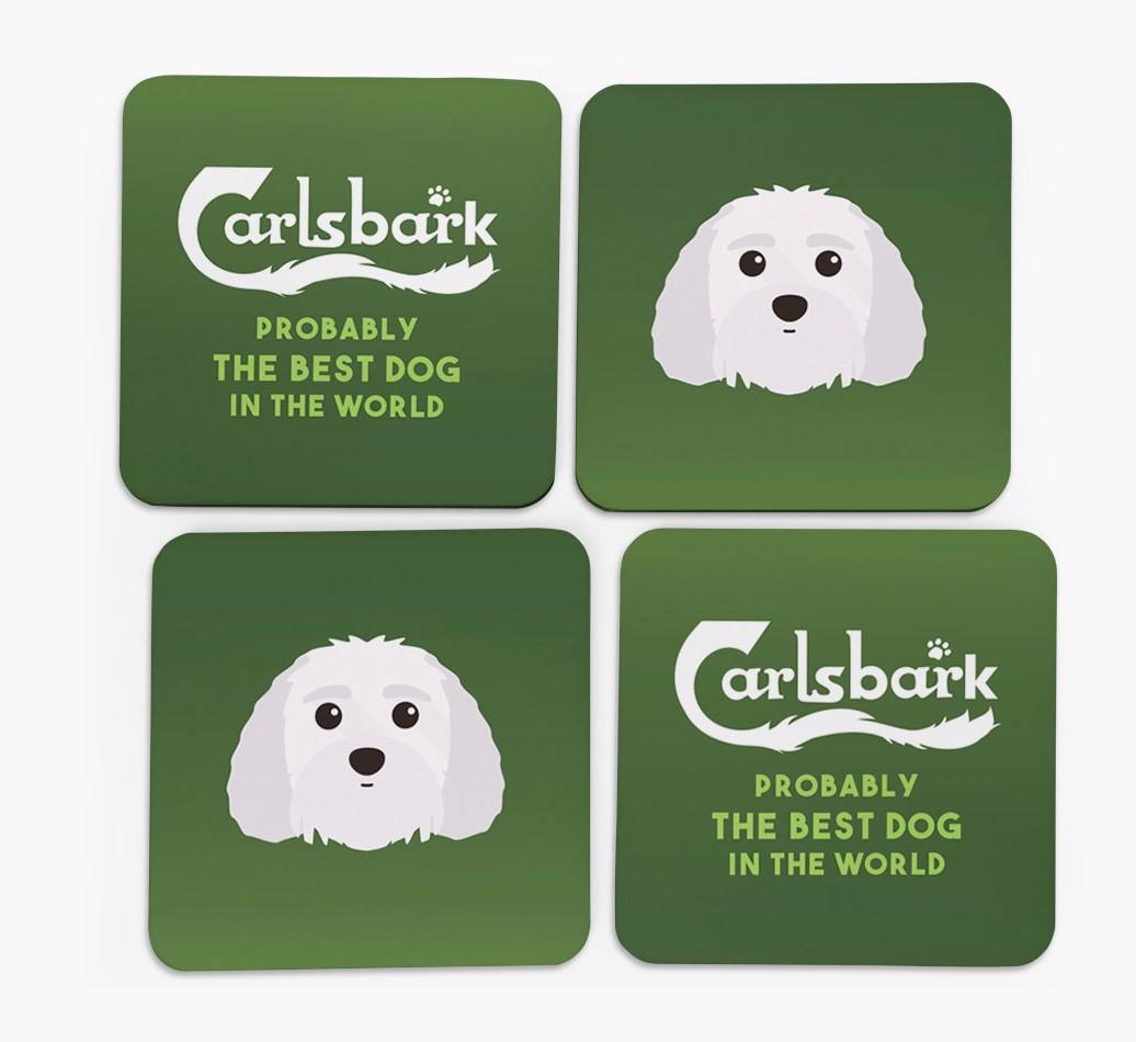 Carlsbark: Personalized {breedFullName} Coasters
