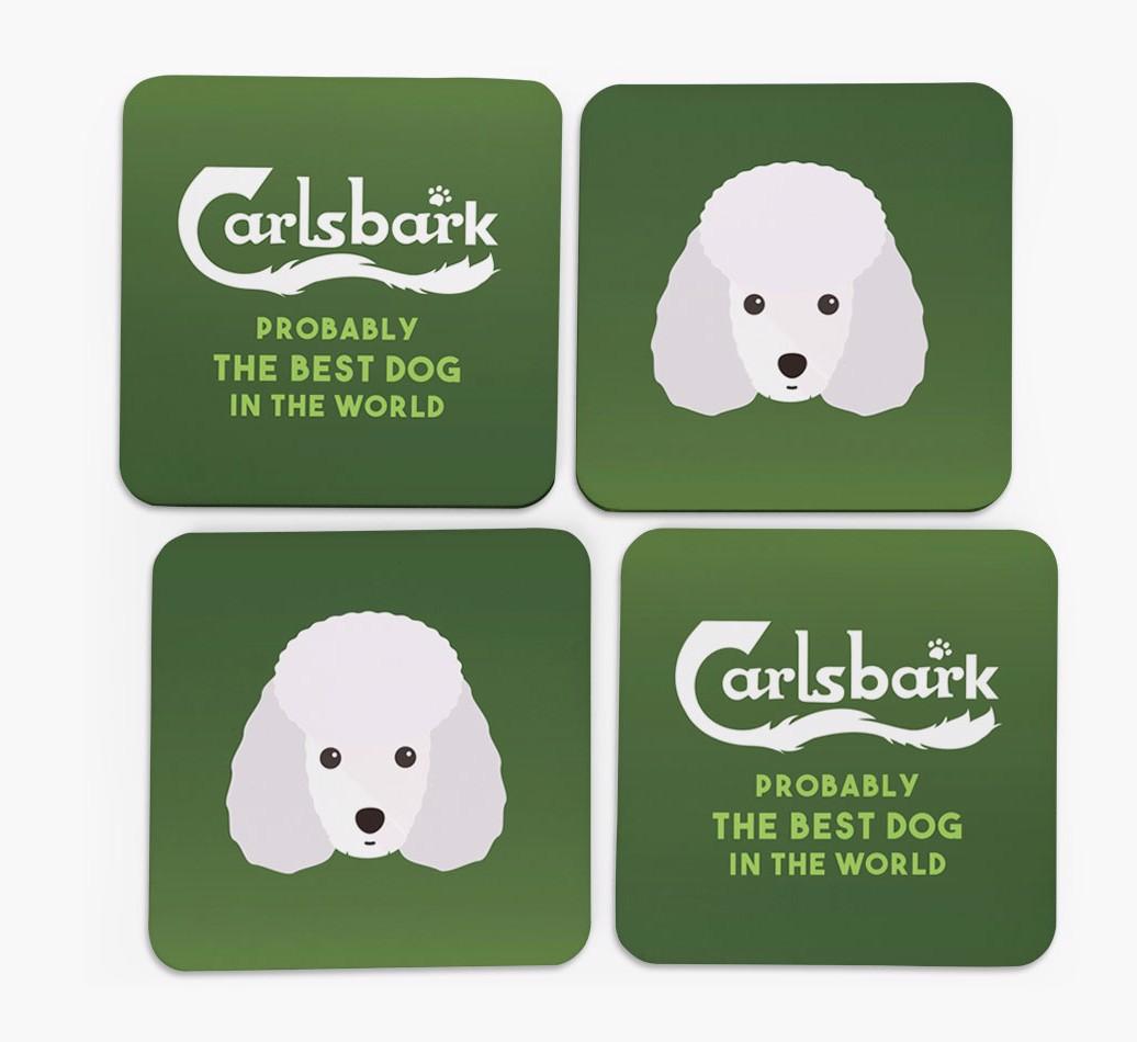 Carlsbark: Personalized {breedFullName} Coasters