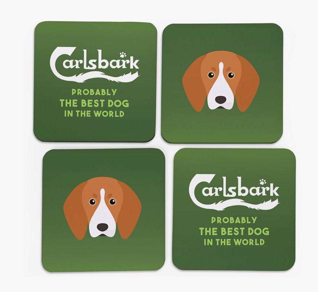 Carlsbark: Personalized {breedFullName} Coasters