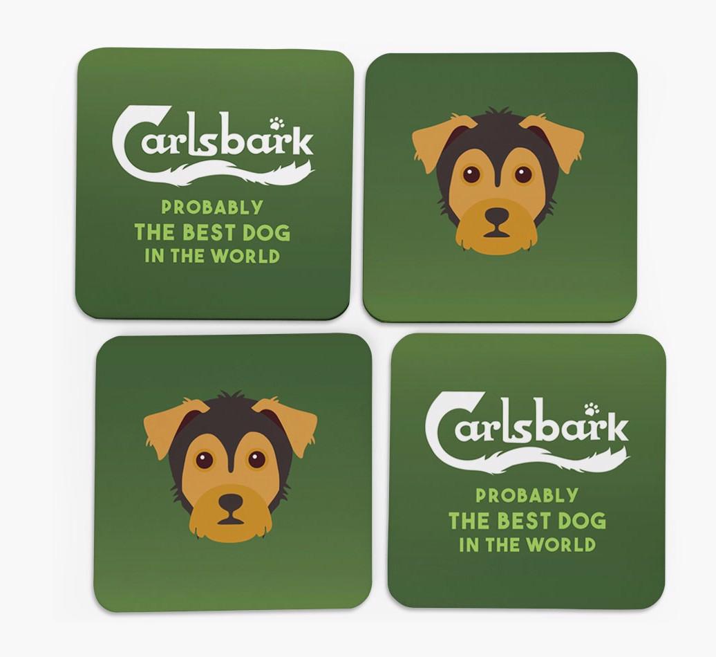 Carlsbark: Personalized {breedFullName} Coasters