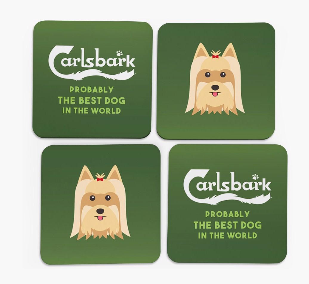 Carlsbark: Personalized {breedFullName} Coasters