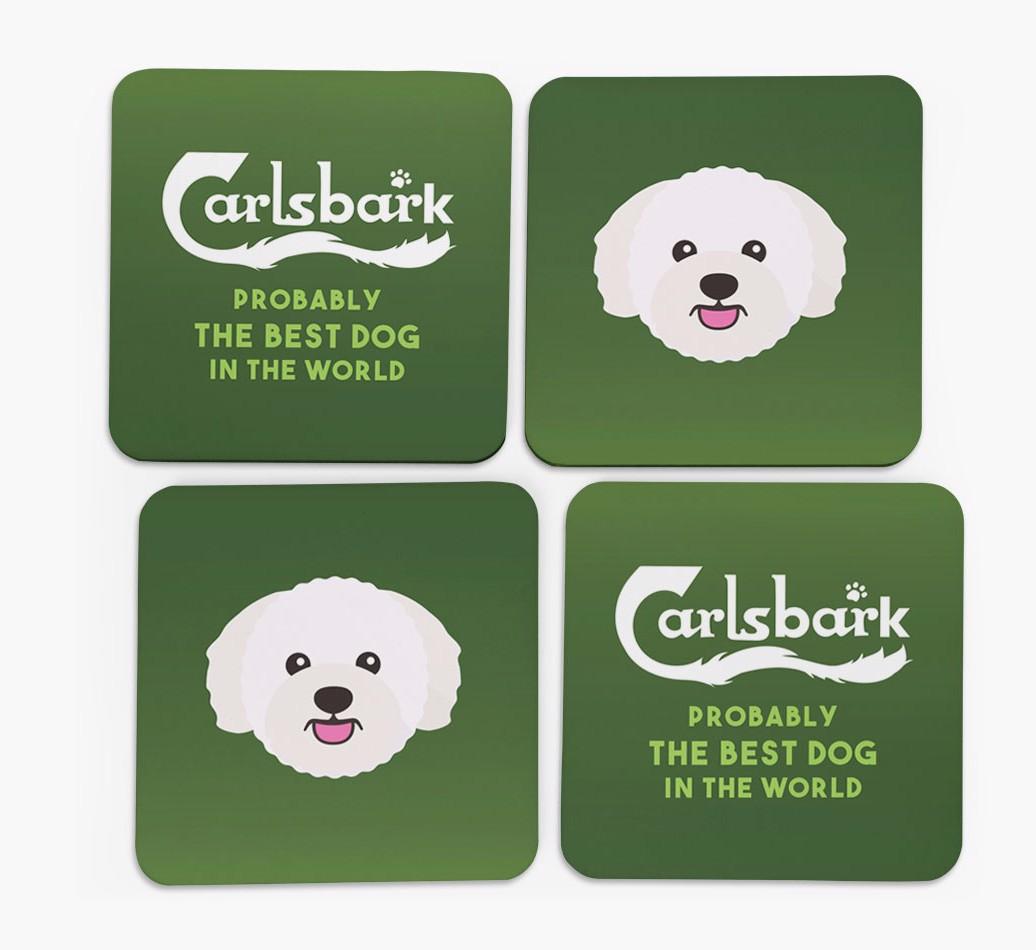 Carlsbark: Personalized {breedFullName} Coasters