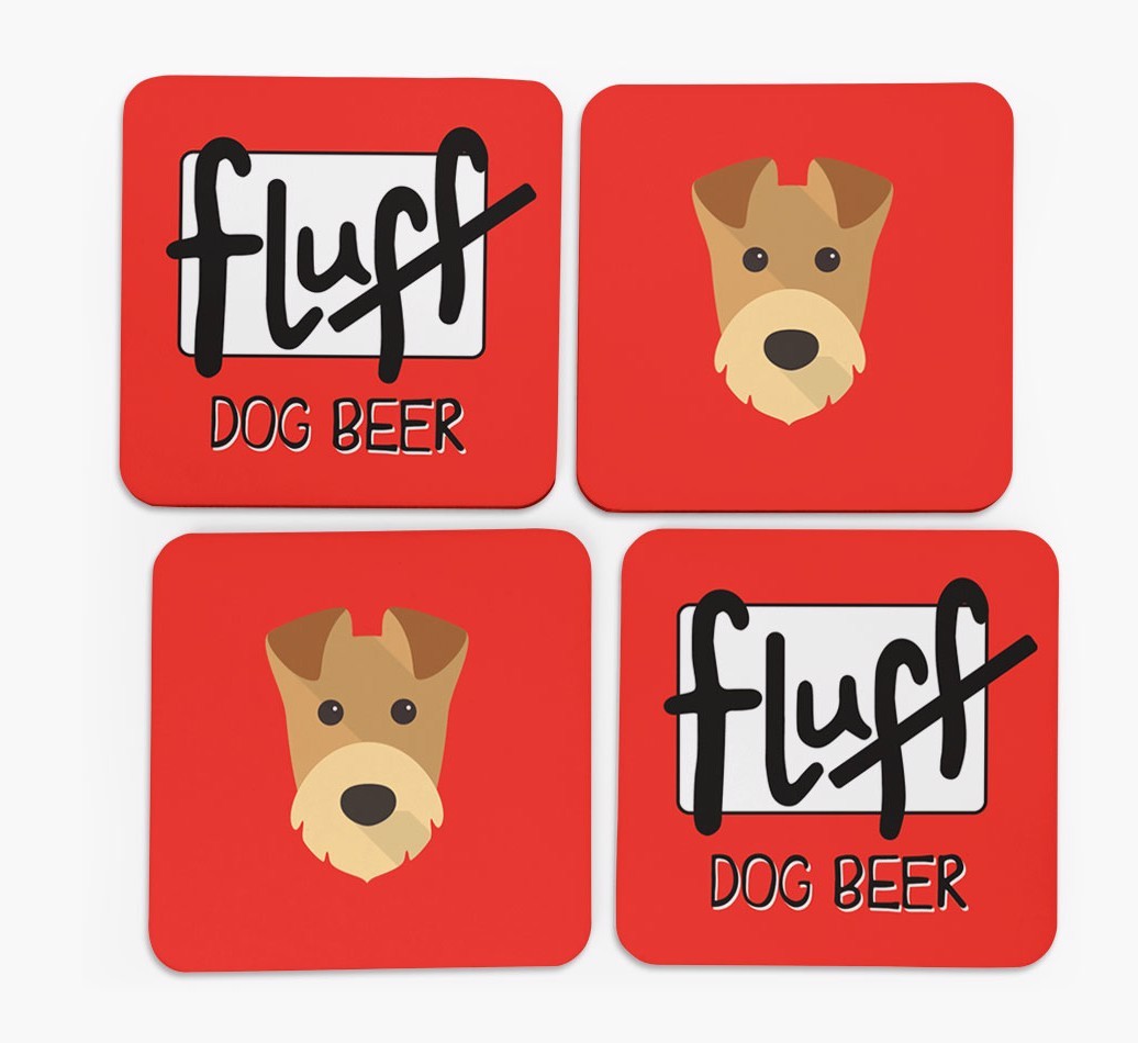 Fluff: Personalised {breedFullName} Coasters