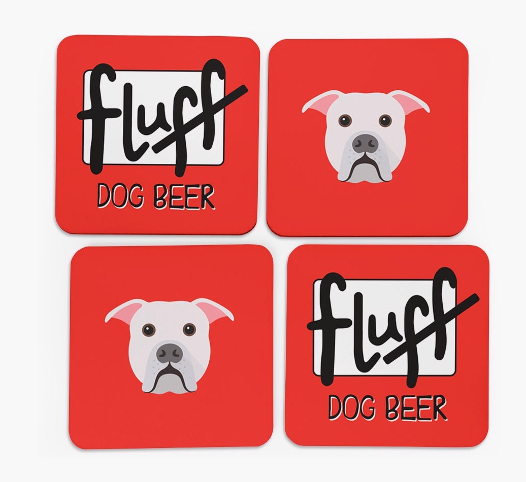 Fluff: Personalised {breedFullName} Coasters