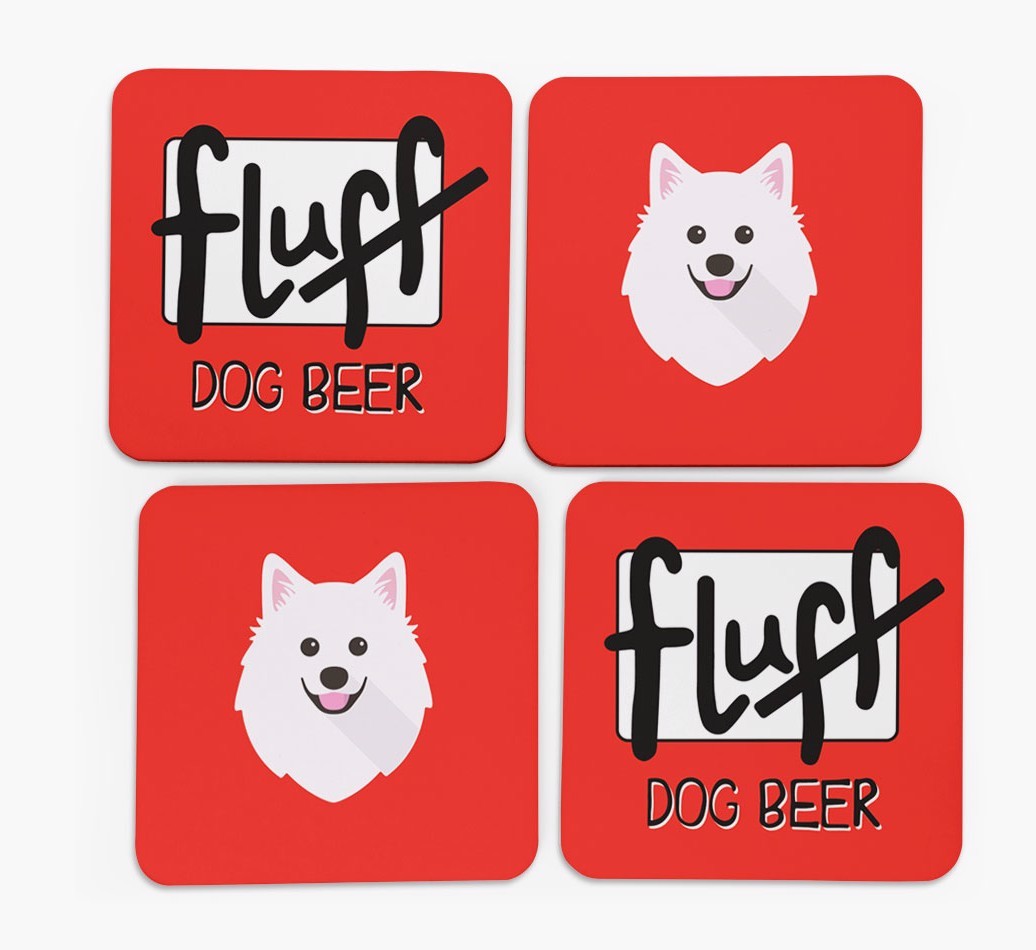 Fluff: Personalised {breedFullName} Coasters