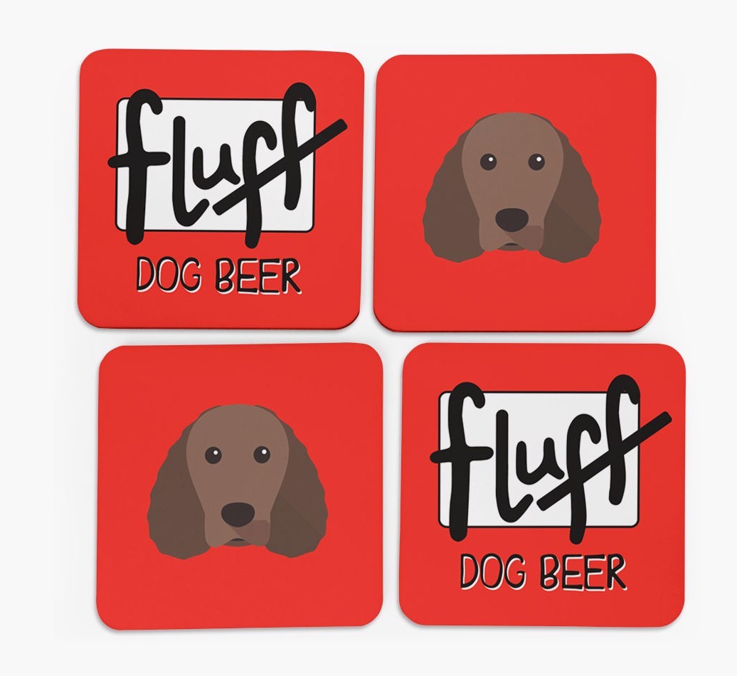 Fluff: Personalised {breedFullName} Coasters