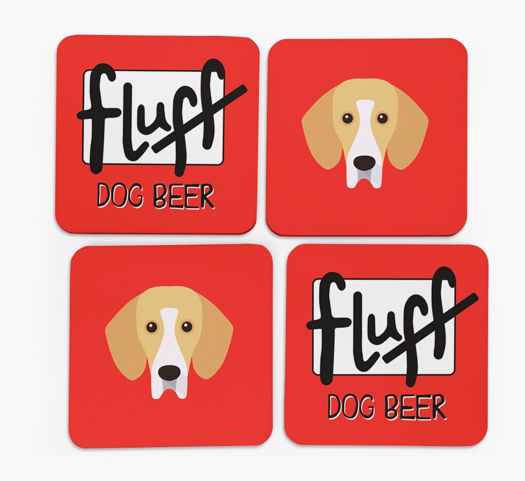 Fluff: Personalised {breedFullName} Coasters