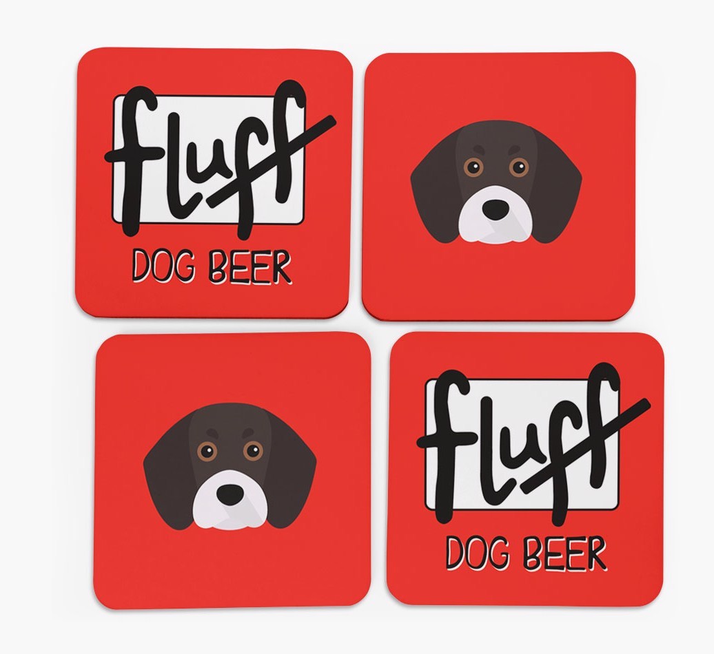 Fluff: Personalised {breedFullName} Coasters