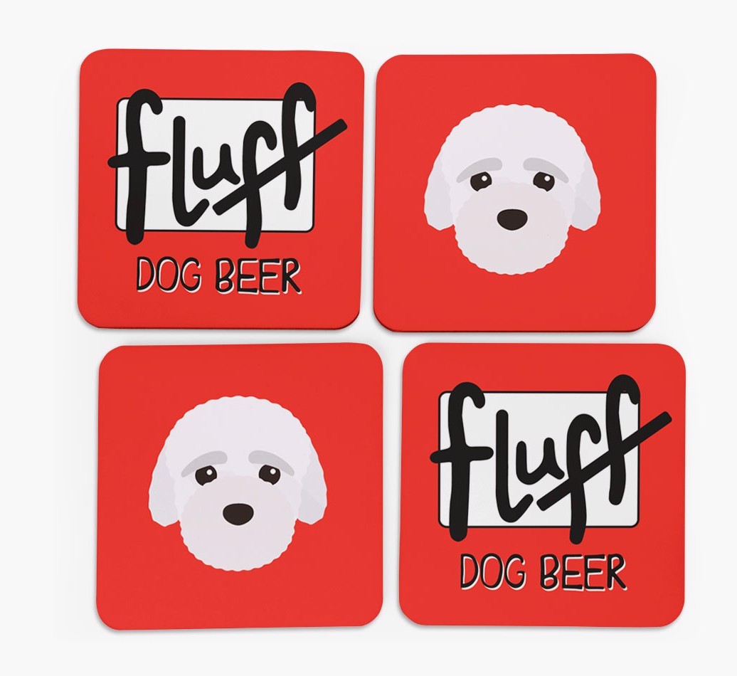 Fluff: Personalised {breedFullName} Coasters