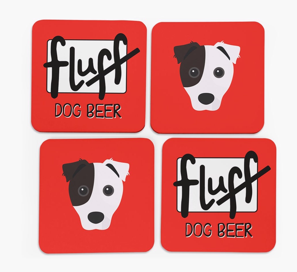 Fluff: Personalised {breedFullName} Coasters