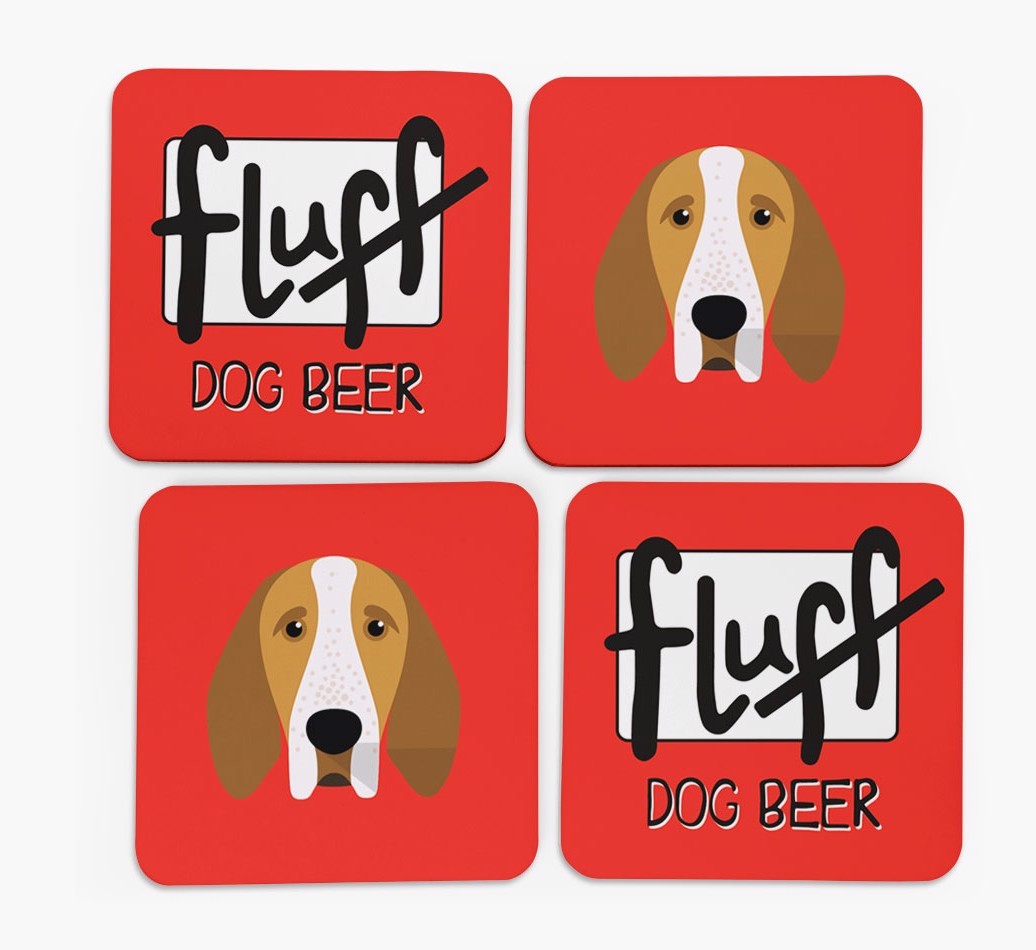 Fluff: Personalised {breedFullName} Coasters