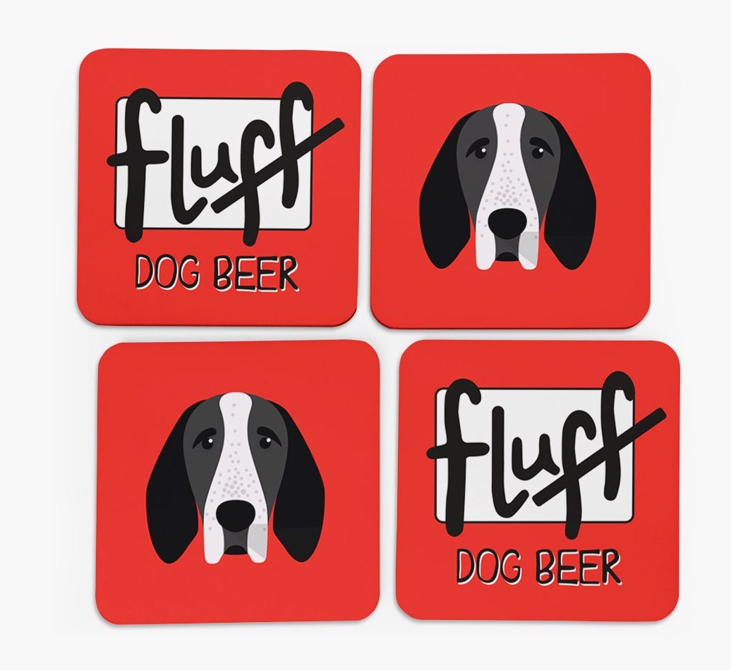 Fluff: Personalised {breedFullName} Coasters
