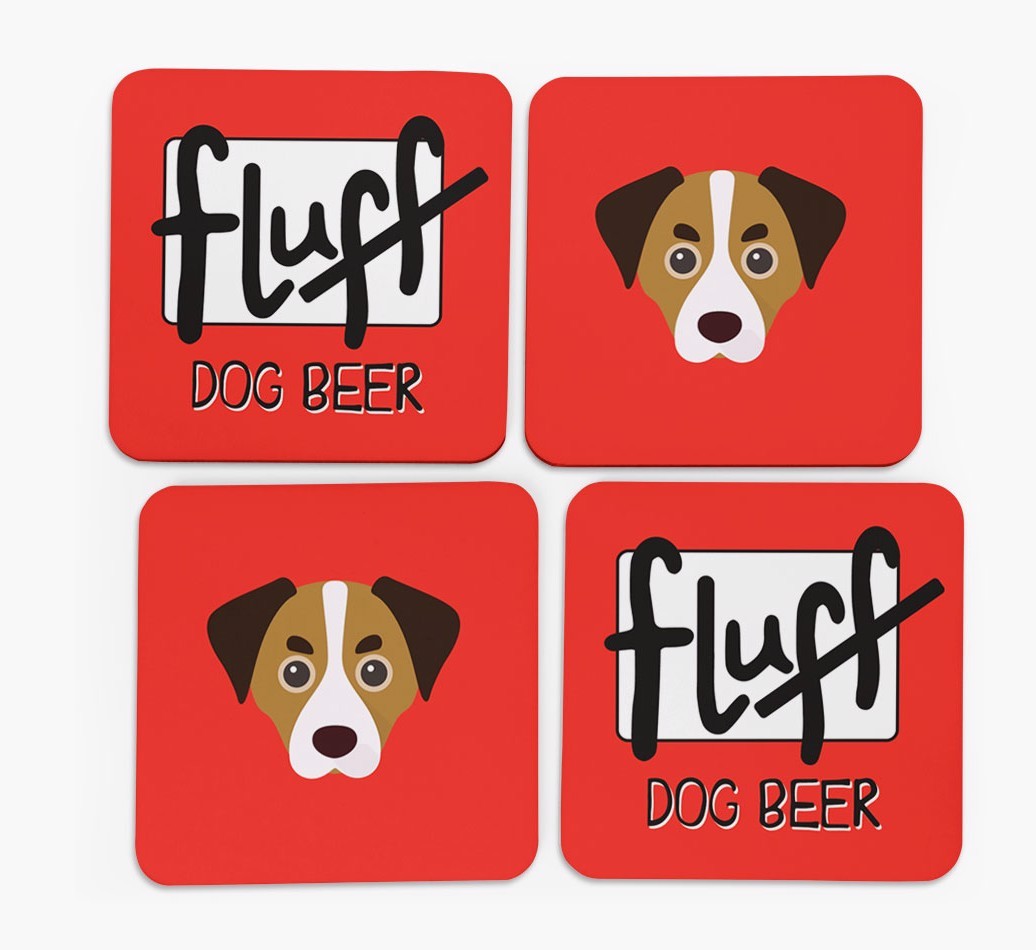 Fluff: Personalised {breedFullName} Coasters