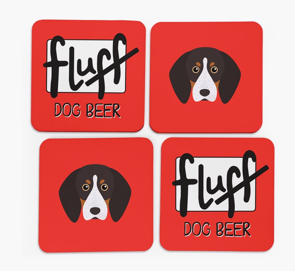 Fluff: Personalised {breedFullName} Coasters