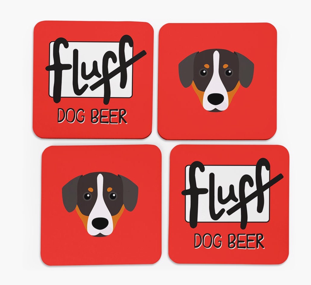 Fluff: Personalised {breedFullName} Coasters