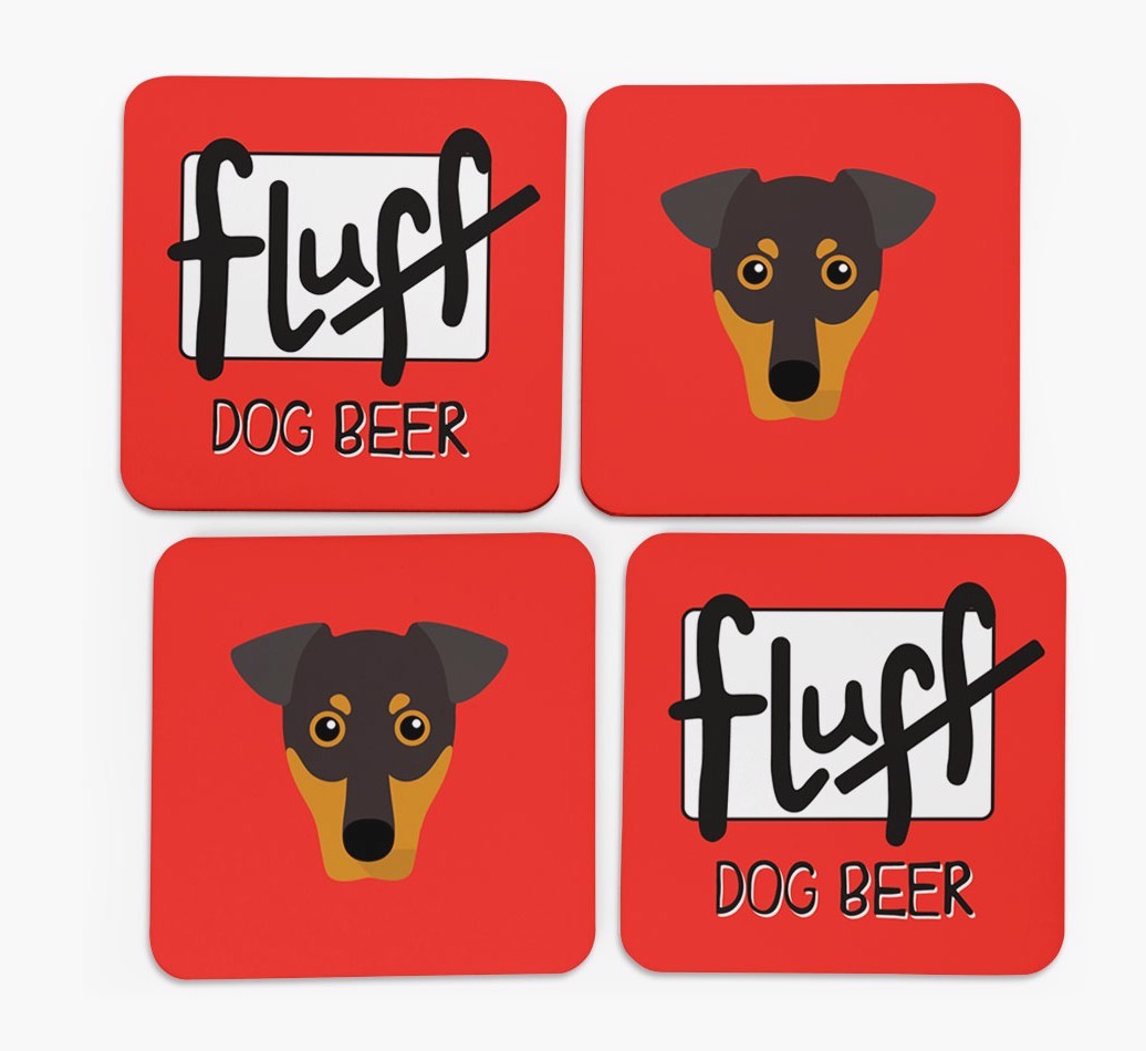 Fluff: Personalized {breedFullName} Coasters