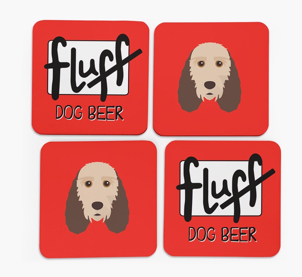 Fluff: Personalised {breedFullName} Coasters