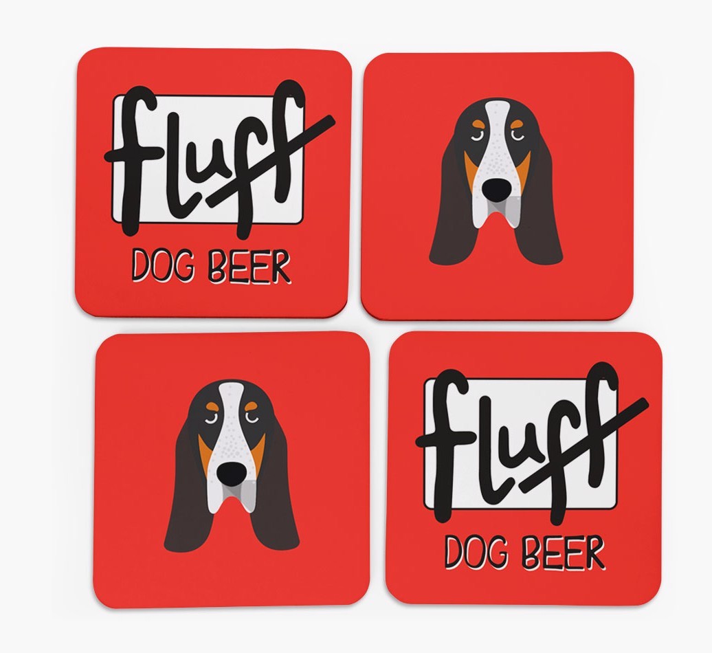 Fluff: Personalised {breedFullName} Coasters