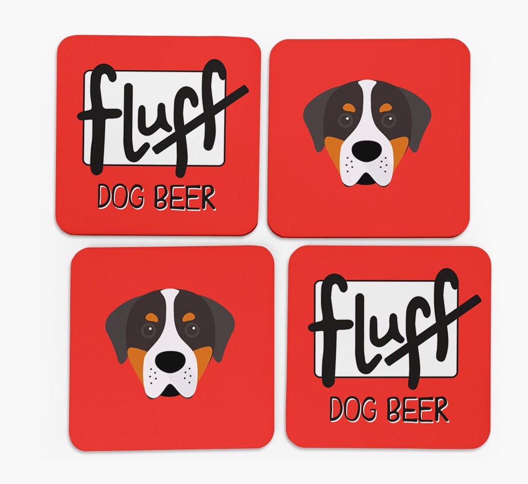 Fluff: Personalised {breedFullName} Coasters