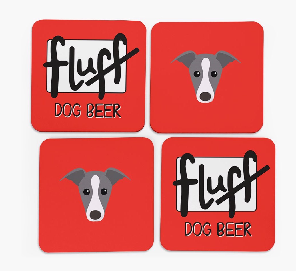 Fluff: Personalised {breedFullName} Coasters