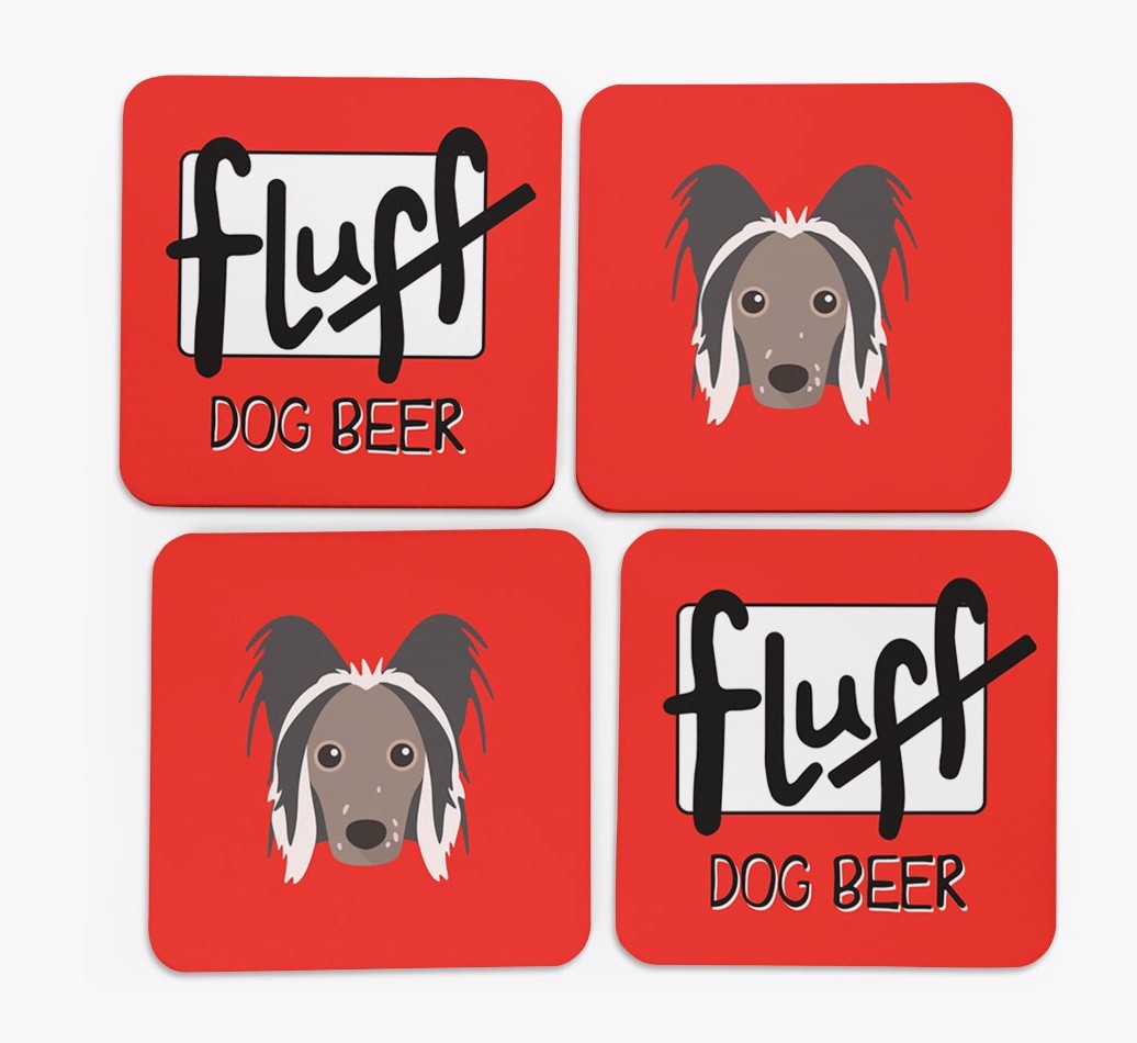 Fluff: Personalised {breedFullName} Coasters