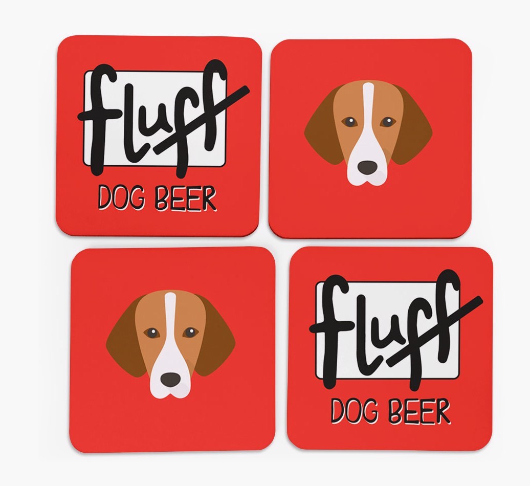 Fluff: Personalised {breedFullName} Coasters