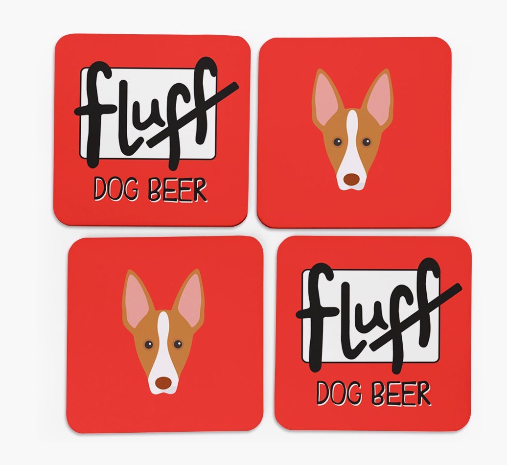 Fluff: Personalised {breedFullName} Coasters