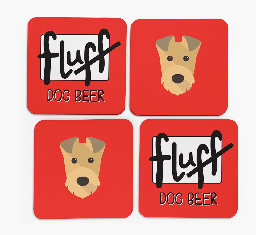 Fluff: Personalised {breedFullName} Coasters