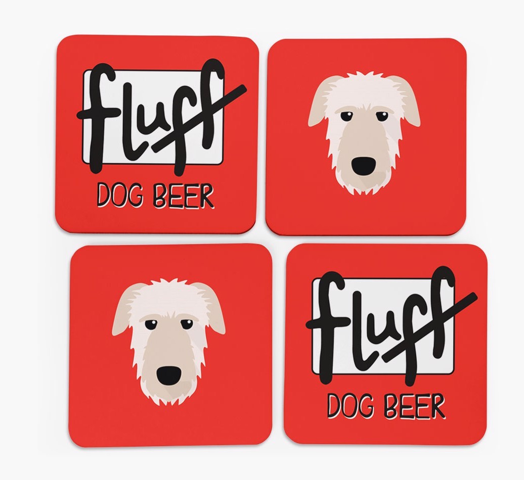 Fluff: Personalised {breedFullName} Coasters