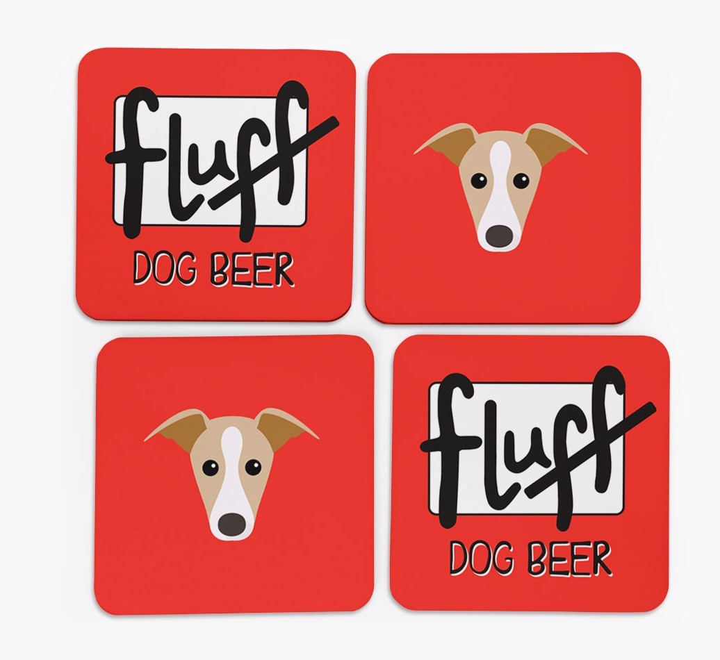 Fluff: Personalised {breedFullName} Coasters