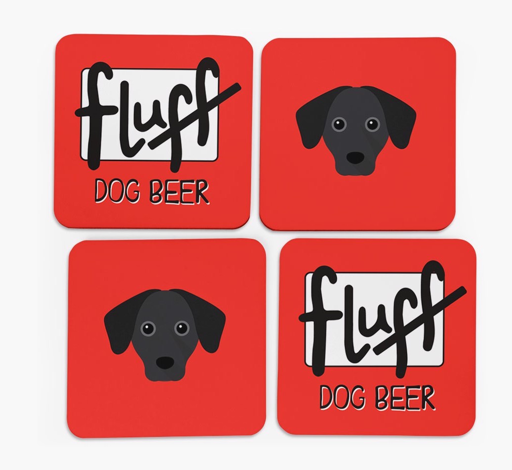 Fluff: Personalised {breedFullName} Coasters