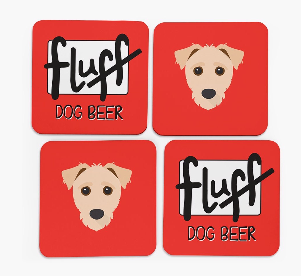 Fluff: Personalised {breedFullName} Coasters