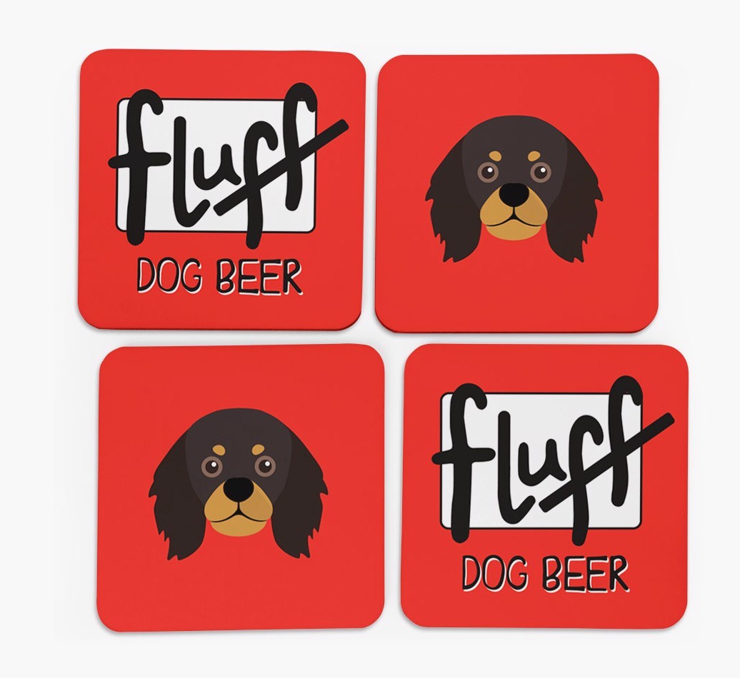 Fluff: Personalised {breedFullName} Coasters