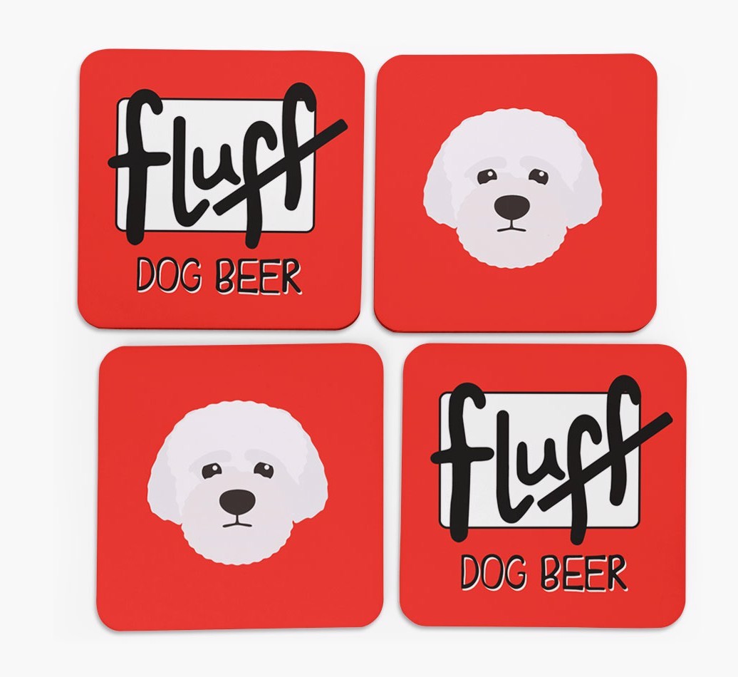 Fluff: Personalised {breedFullName} Coasters