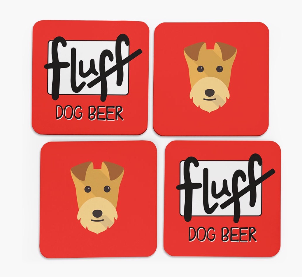 Fluff: Personalised {breedFullName} Coasters