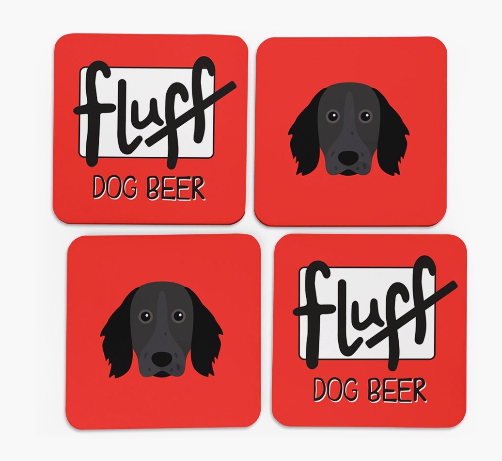 Fluff: Personalised {breedFullName} Coasters