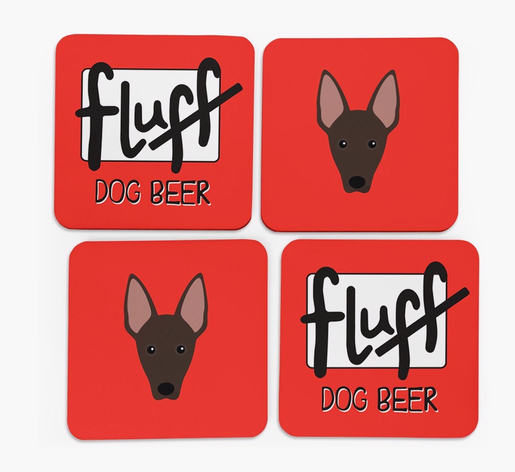 Fluff: Personalised {breedFullName} Coasters