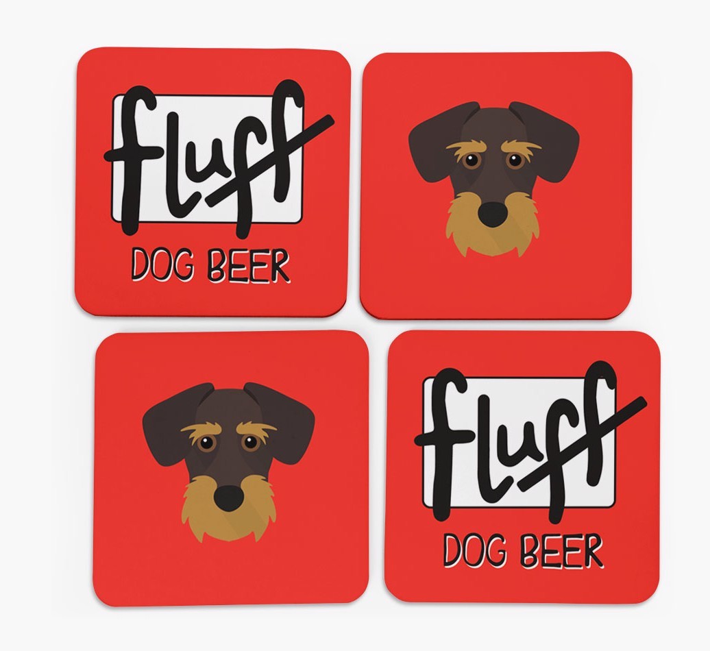 Fluff: Personalised {breedFullName} Coasters