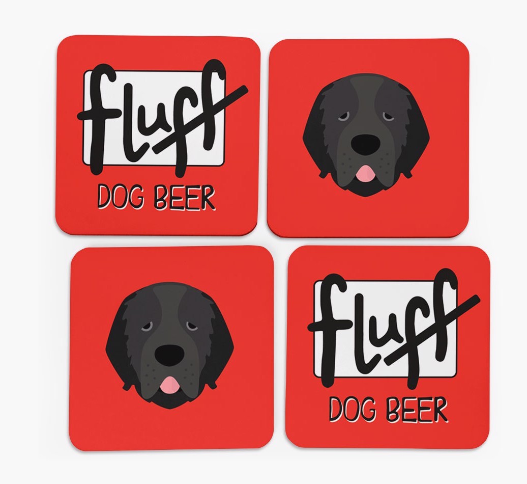 Fluff: Personalised {breedFullName} Coasters