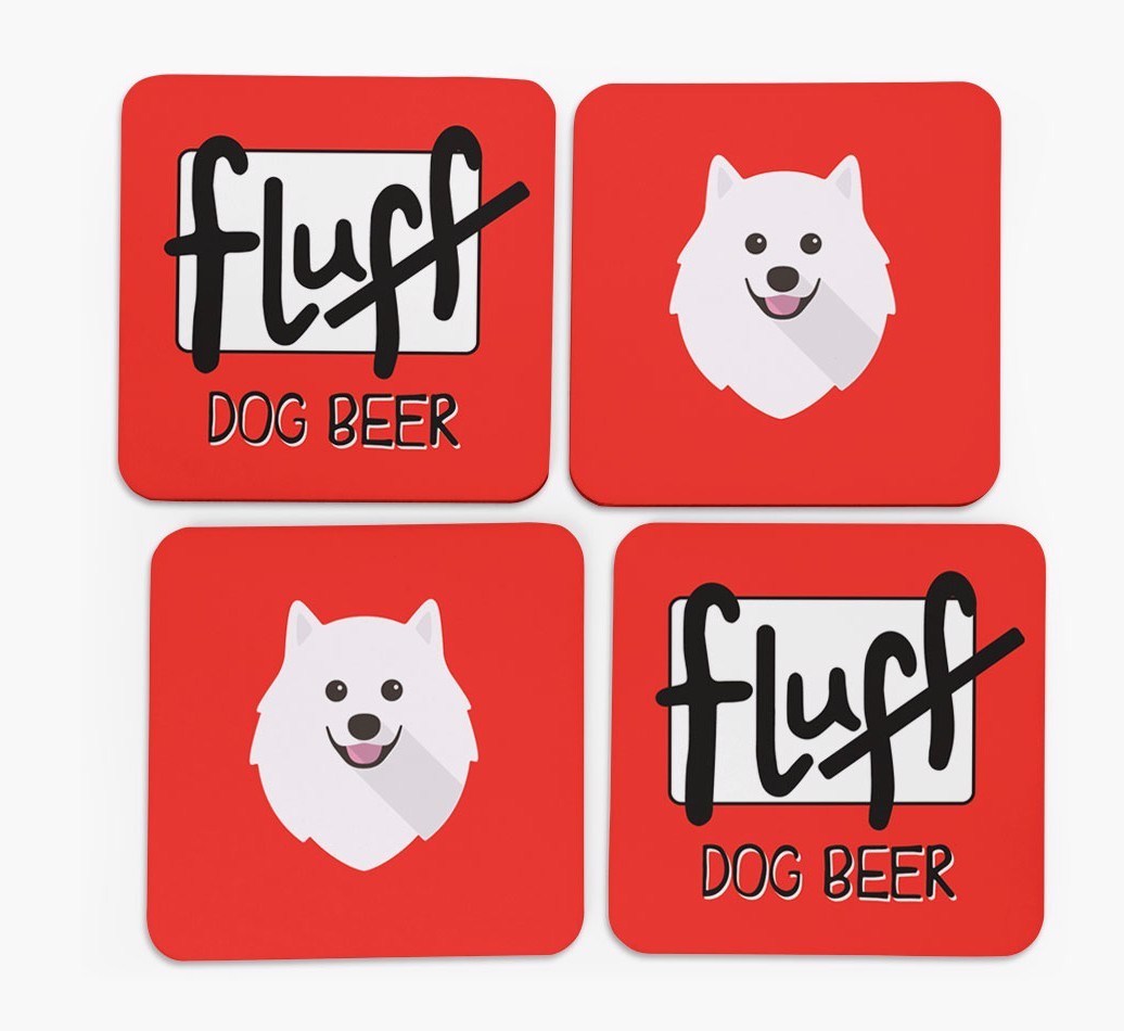 Fluff: Personalised {breedFullName} Coasters